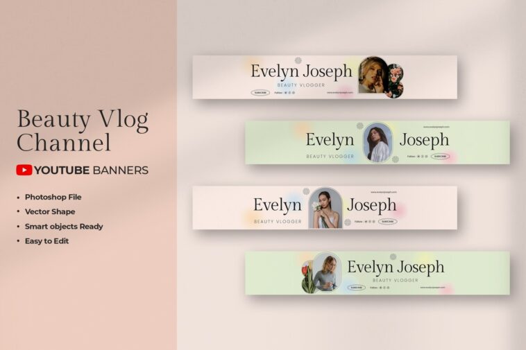 Beauty Youtube Channel Banners Free Download